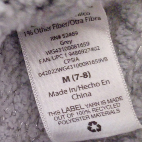 Wonder Nation’s Mix Yarn Stitch Pullover Sweater Gray - Picture 5 of 5